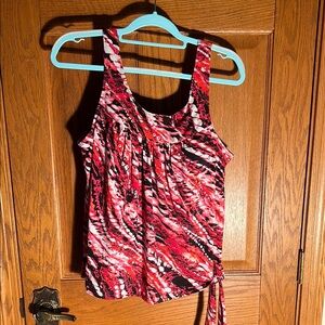 Vibrant color Swim top